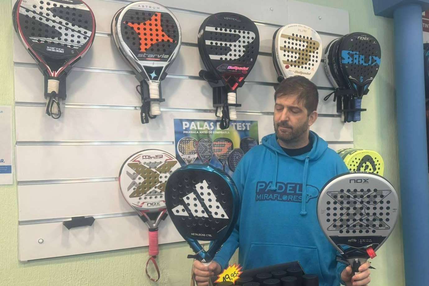 Amplio catálogo en la tienda Padel Miraflores para encontrar la pala de pádel adecuada