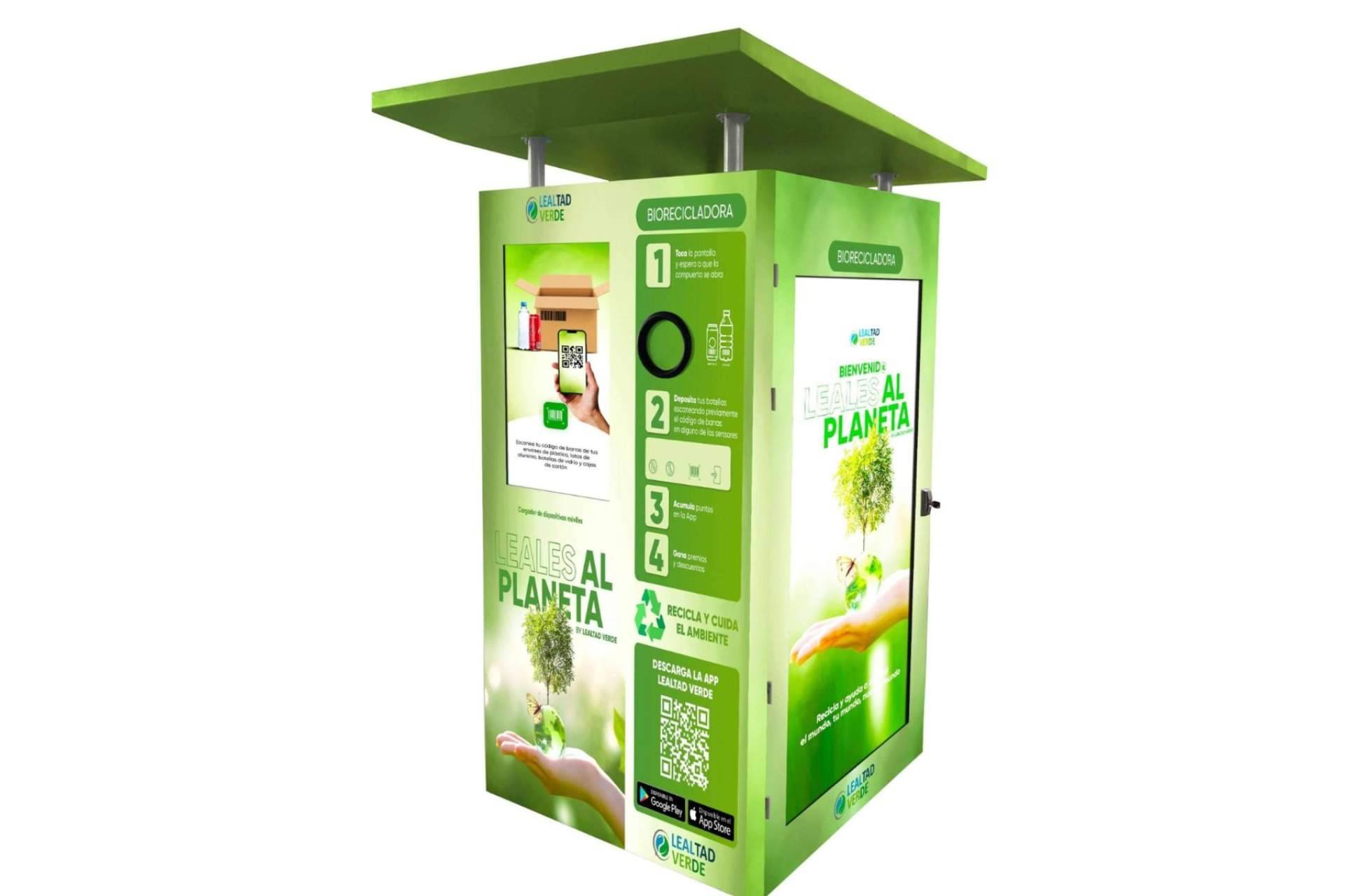 Lealtad Verde y sus máquinas de reciclaje inverso