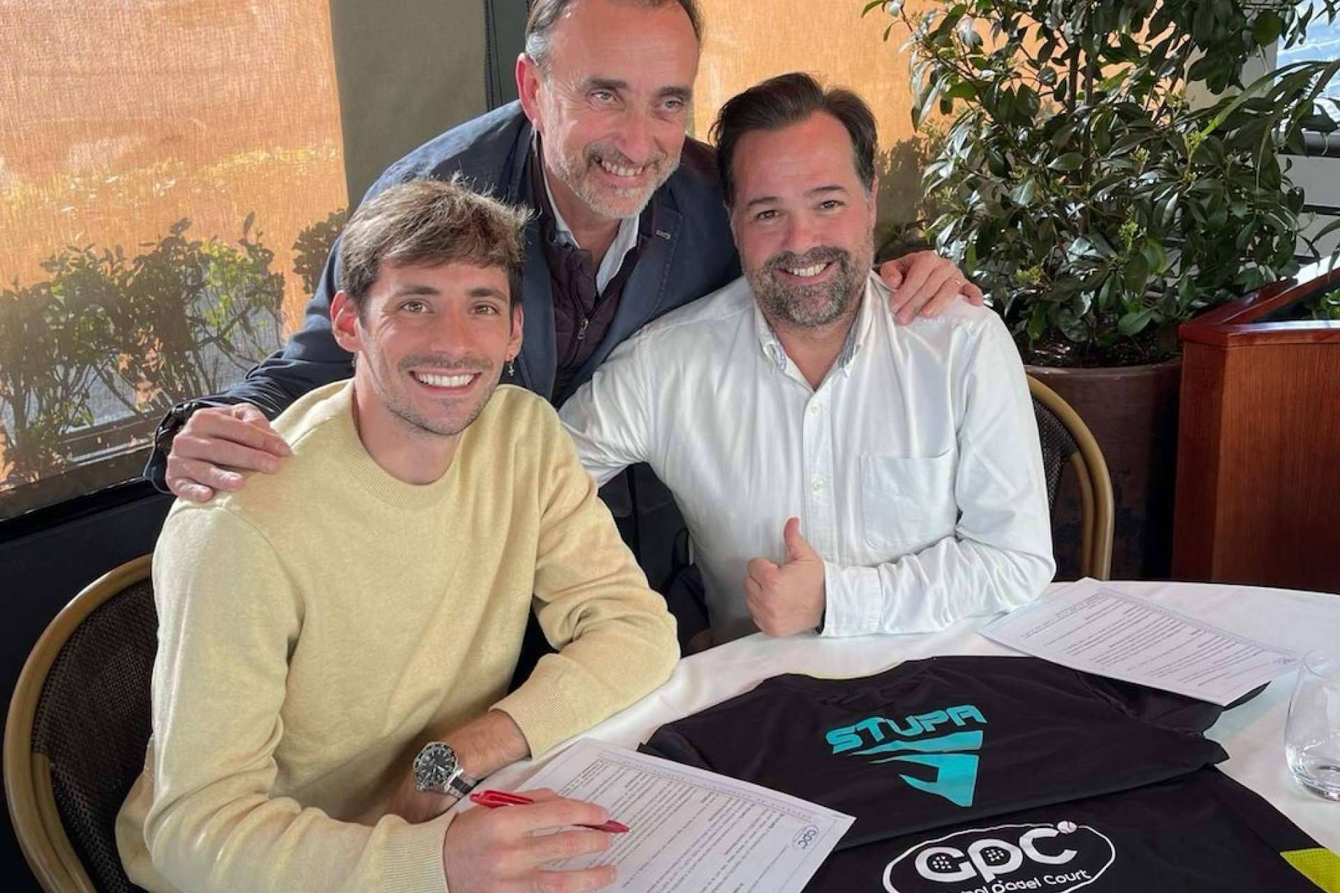 Global Padel Court diseña una pista de pádel para Franco 'Stupa', nº6 del ranking FIP