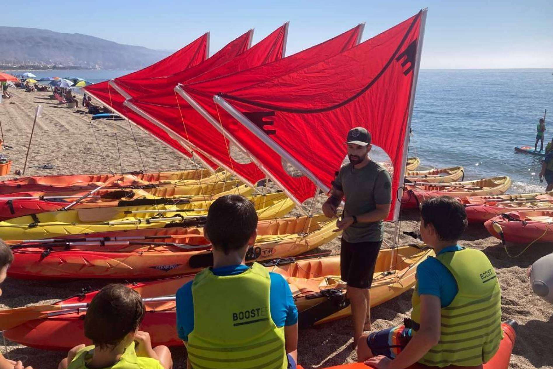 El nuevo sistema de vela para kayak y paddle surf de EOLA