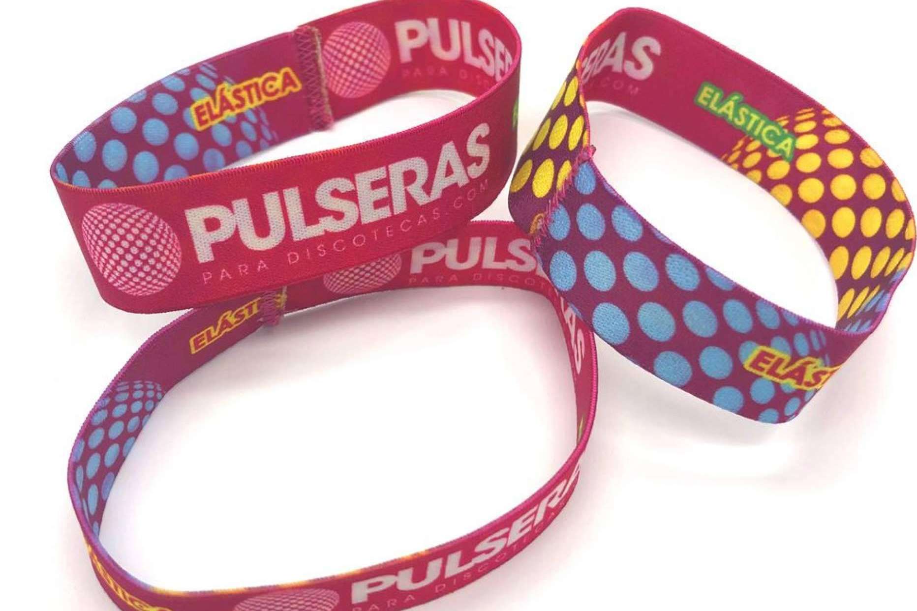 Pulseras para Discotecas ofrece pulseras de tela personalizadas ideales para múltiples eventos