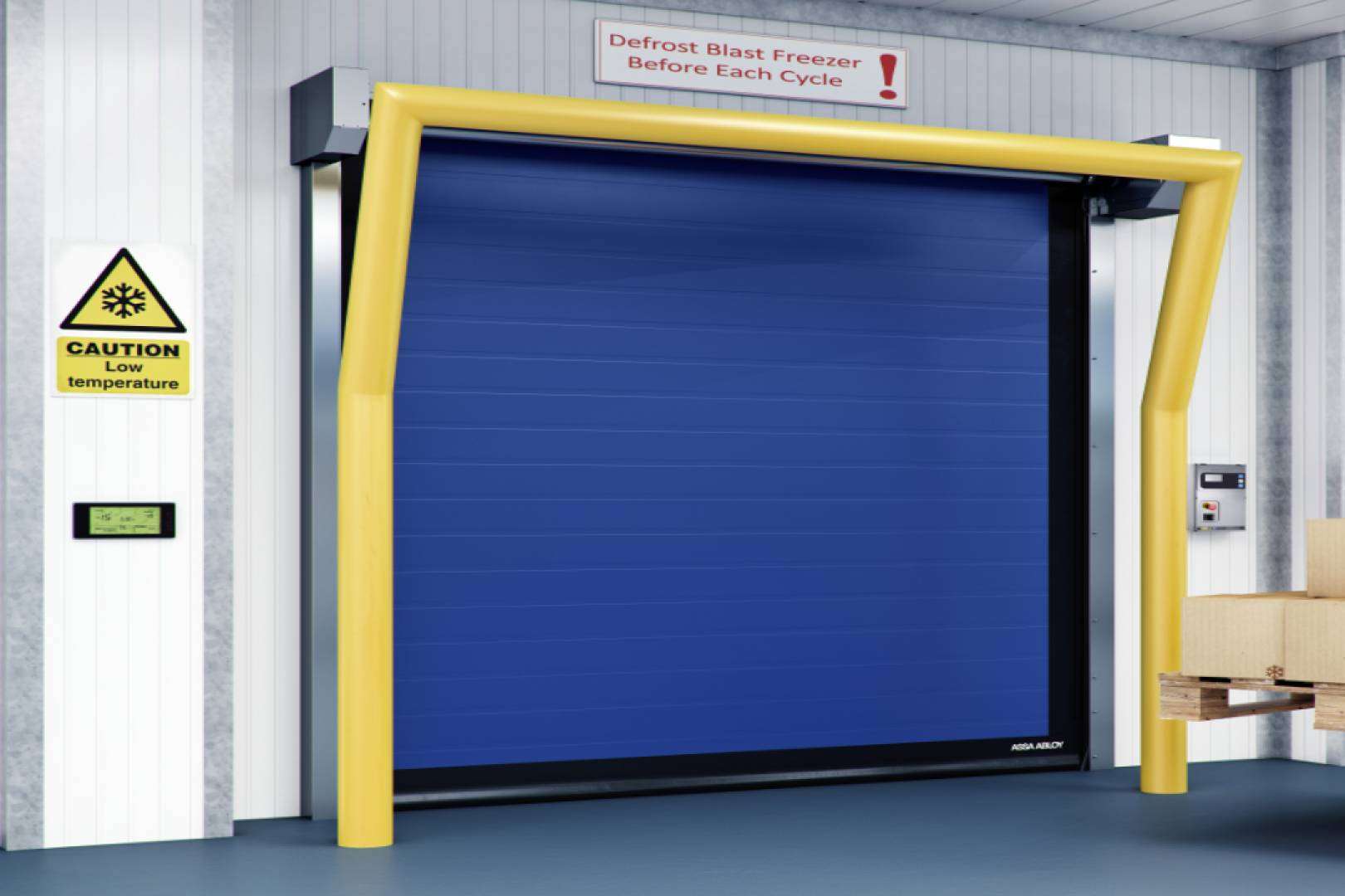 Puertas rápidas para el almacenamiento en frío ASSA ABLOY