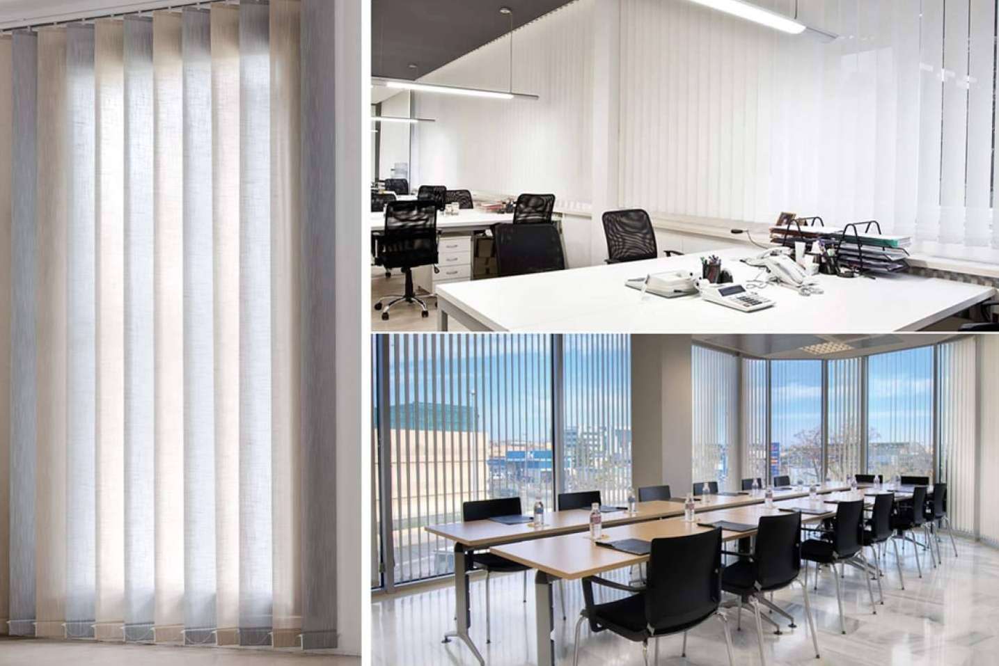 Office Deco personaliza estores y cortinas para equipar espacios de trabajo