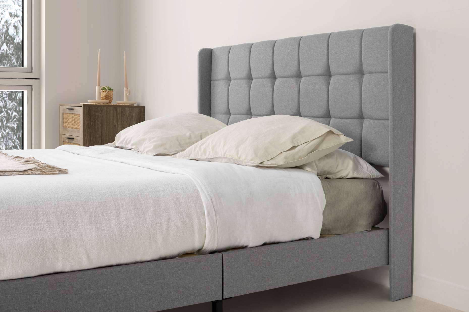 Confort y estética para los dormitorios con las camas tapizadas de matrimonio de Top Mueble