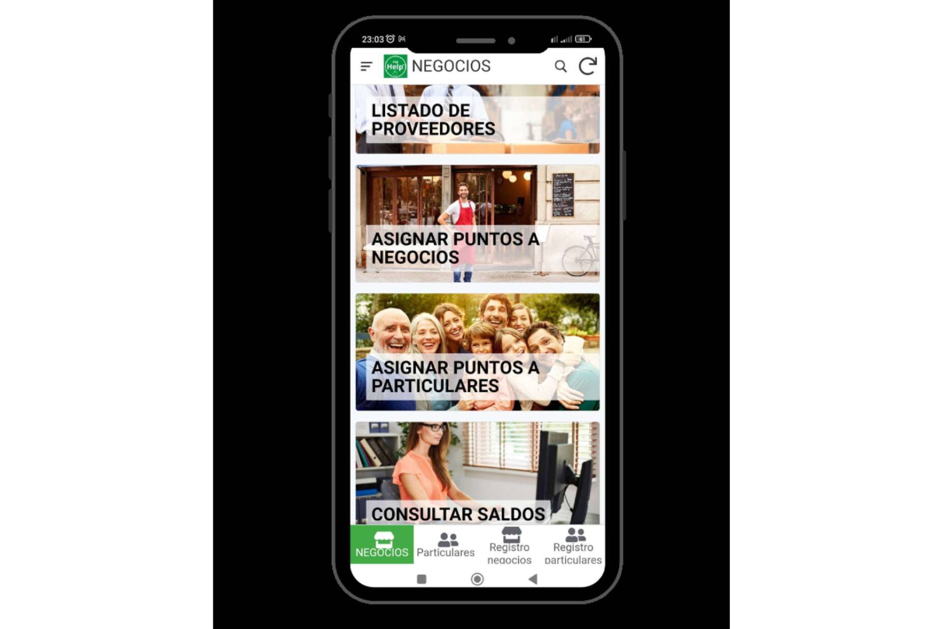 APP HELP promueve la fidelización ofreciendo puntos y cupones en comercios locales