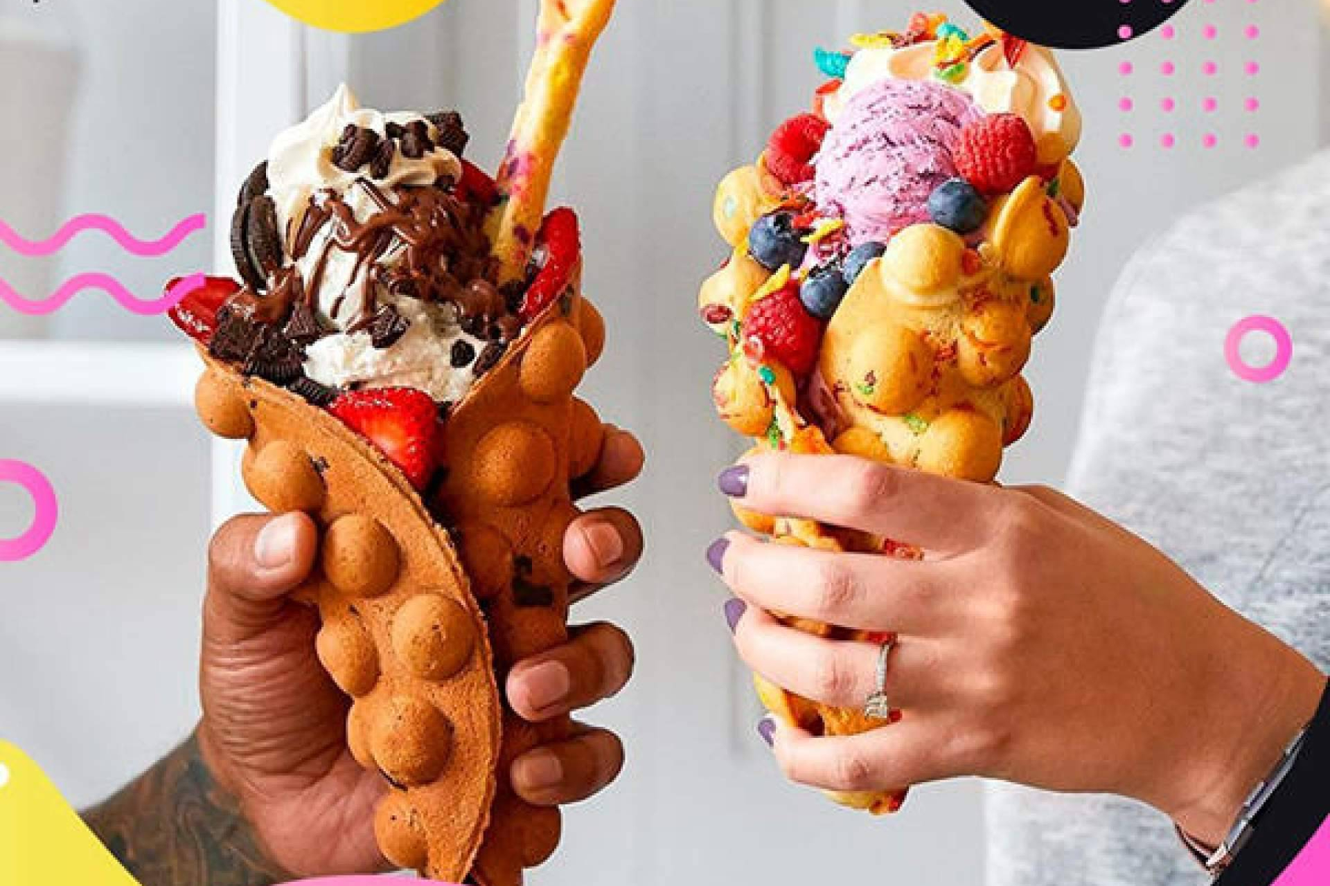 Llooly crece en España con bubble waffles e ice rolls en formato de franquicia