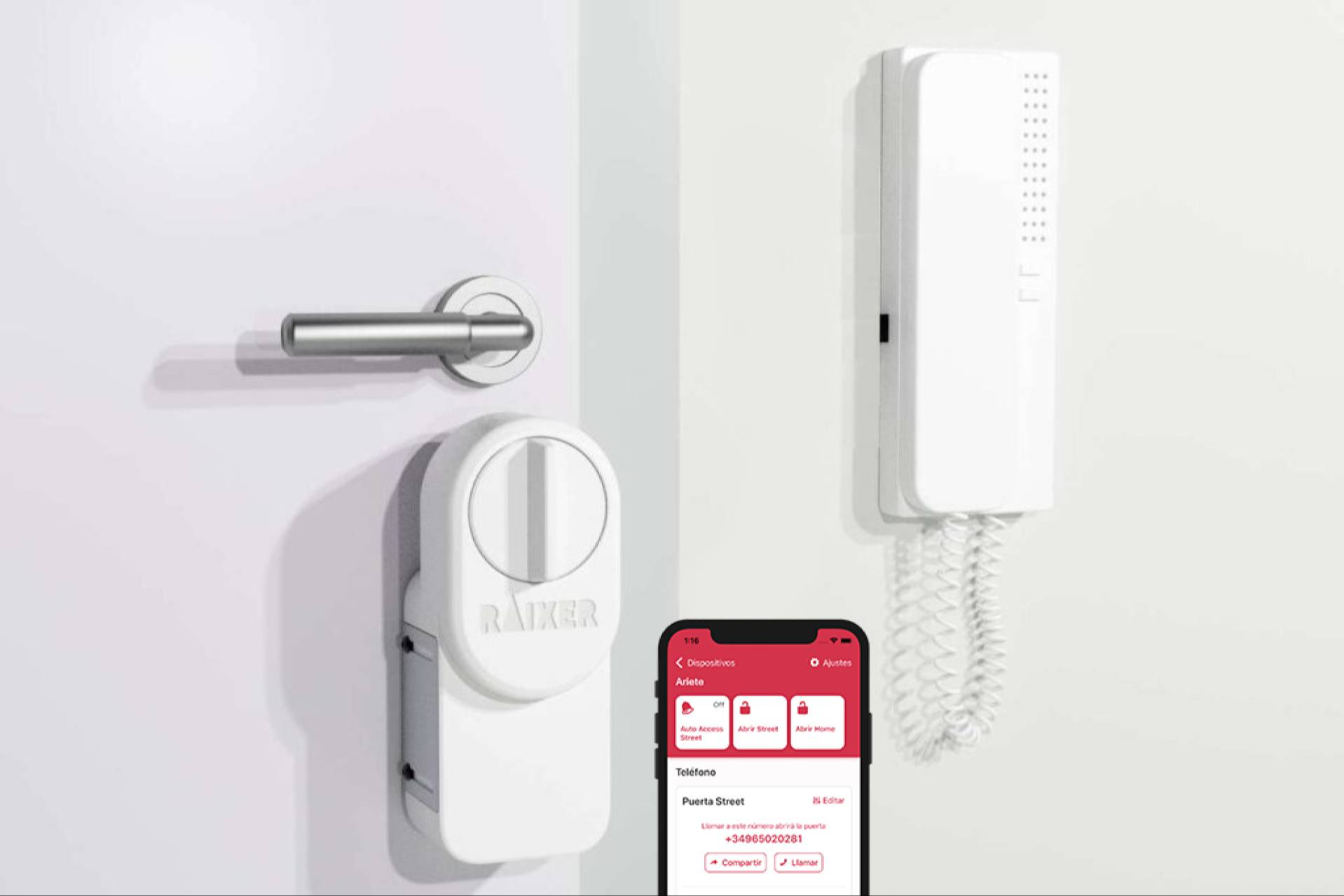 La solución de Raixer redefine el control de acceso con su cerradura inteligente sin instalación externa