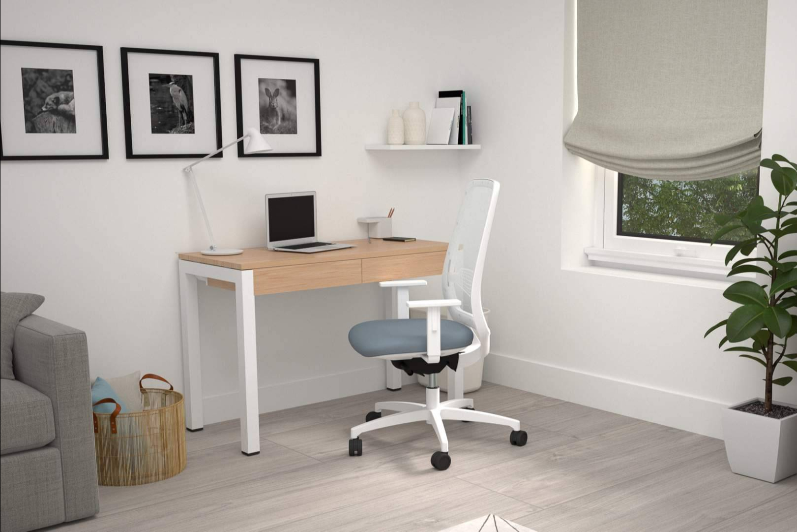 Ergonomía y muebles de oficina que transforman el home office en un espacio productivo