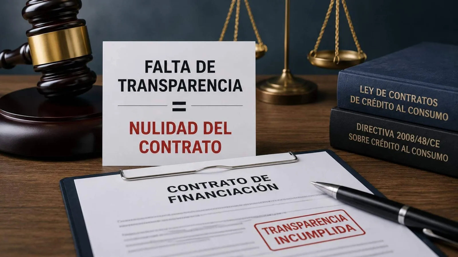 La transparencia de los contratos de financiación de vehículos vuelve a estar en entredicho